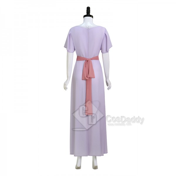 Titanic Rose DeWitt Bukater Women Purple Dress Carnival Halloween Cosplay Costume